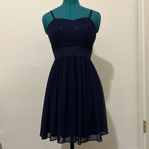 Navy BCX Mini Dress